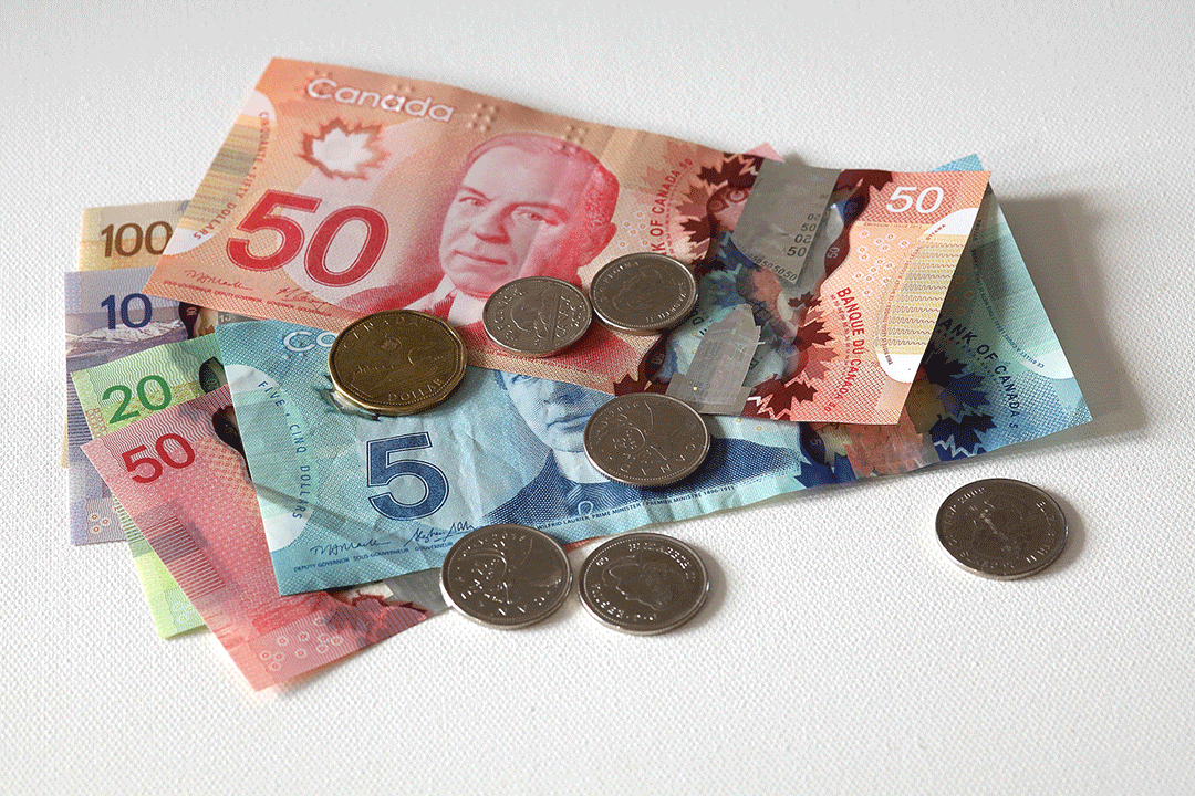 Canadian money.